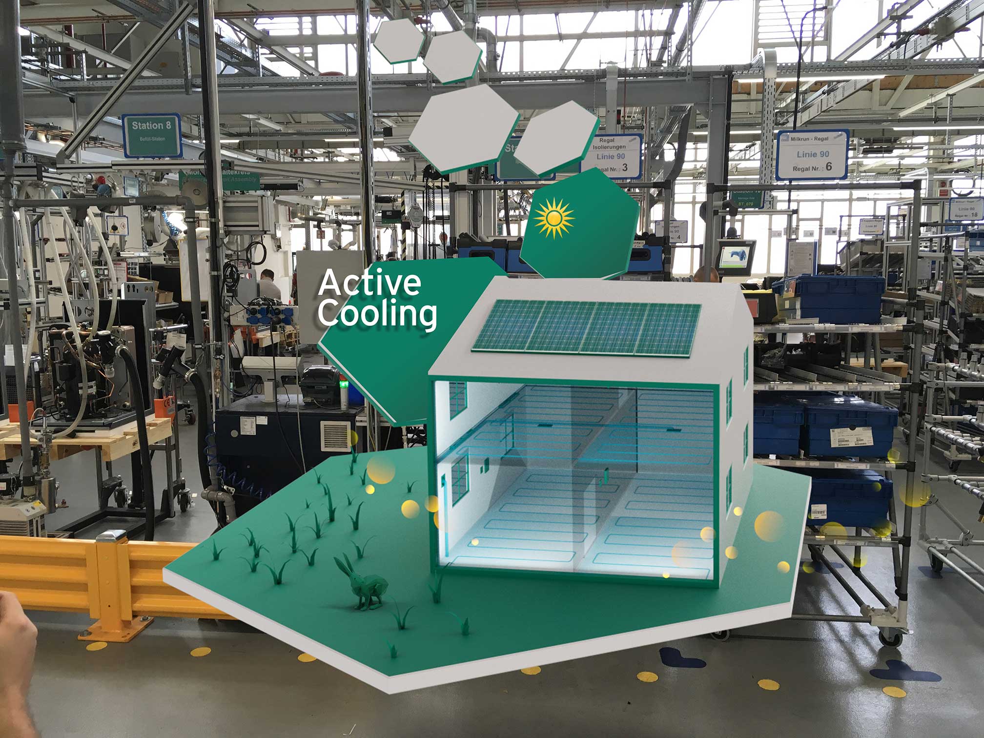 Vaillant AR factory tour with film and still content.